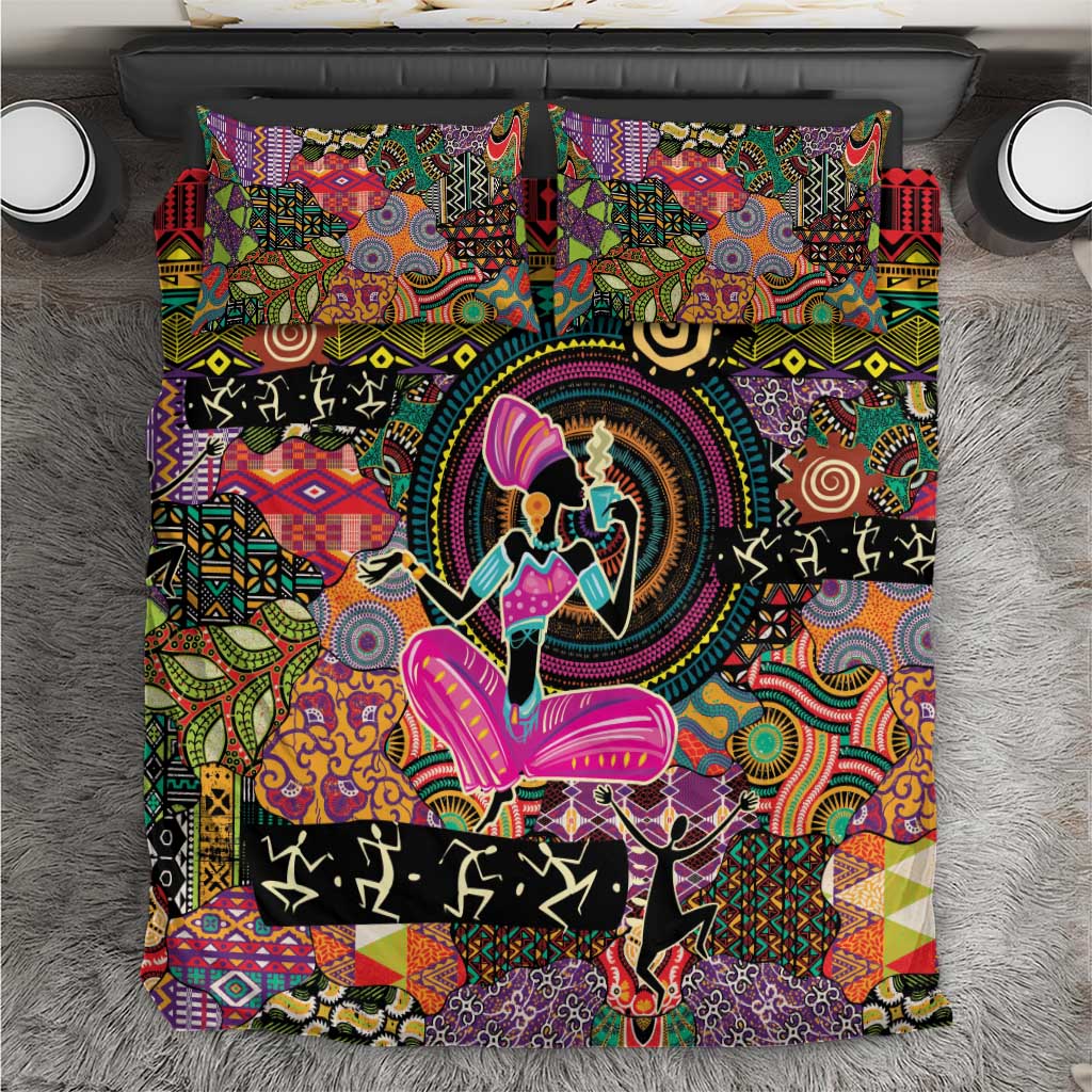 African Women Ethnic Motifs Bedding Set LT9 - Wonder Print Shop