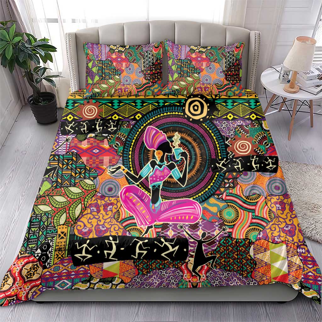 African Women Ethnic Motifs Bedding Set LT9 - Wonder Print Shop