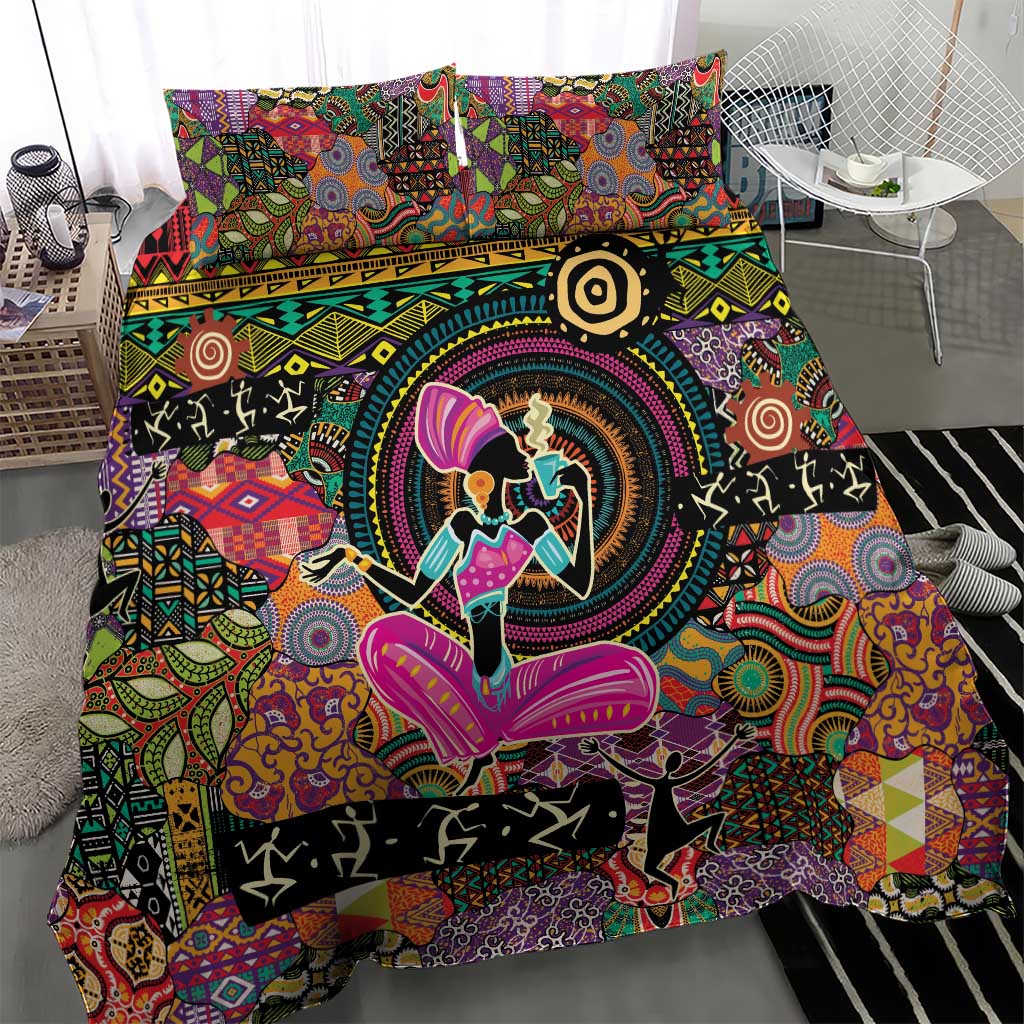 African Women Ethnic Motifs Bedding Set LT9 - Wonder Print Shop