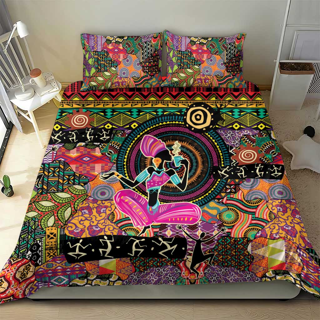 African Women Ethnic Motifs Bedding Set LT9 - Wonder Print Shop