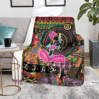 African Women Ethnic Motifs Blanket