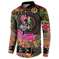 African Women Ethnic Motifs Button Sweatshirt LT9 - Wonder Print Shop