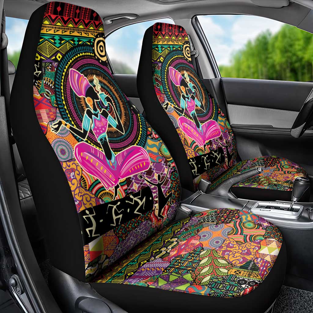 African Women Ethnic Motifs Car Seat Cover LT9 - Wonder Print Shop