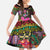 African Women Ethnic Motifs Family Matching Summer Maxi Dress and Hawaiian Shirt - Wonder Print Shop