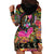 African Women Ethnic Motifs Hoodie Dress - Wonder Print Shop