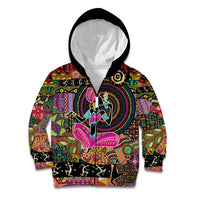 African Women Ethnic Motifs Kid Hoodie - Wonder Print Shop