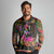 African Women Ethnic Motifs Long Sleeve Polo Shirt - Wonder Print Shop