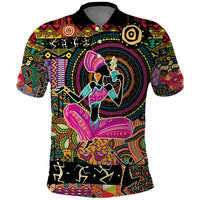 African Women Ethnic Motifs Polo Shirt - Wonder Print Shop