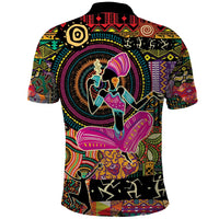 African Women Ethnic Motifs Polo Shirt - Wonder Print Shop