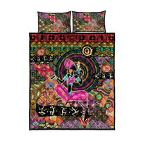 African Women Ethnic Motifs Quilt Bed Set - Wonder Print Shop