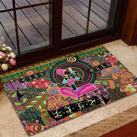 African Women Ethnic Motifs Rubber Doormat - Wonder Print Shop