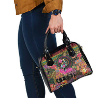 African Women Ethnic Motifs Shoulder Handbag - Wonder Print Shop