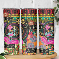African Women Ethnic Motifs Skinny Tumbler - Wonder Print Shop