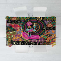 African Women Ethnic Motifs Tablecloth - Wonder Print Shop