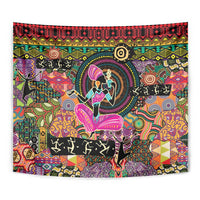 African Women Ethnic Motifs Tapestry - Wonder Print Shop