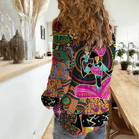 African Women Ethnic Motifs Women Casual Shirt - Wonder Print Shop