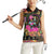 African Women Ethnic Motifs Women Sleeveless Polo Shirt - Wonder Print Shop