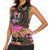 African Women Ethnic Motifs Women Sleeveless Polo Shirt - Wonder Print Shop