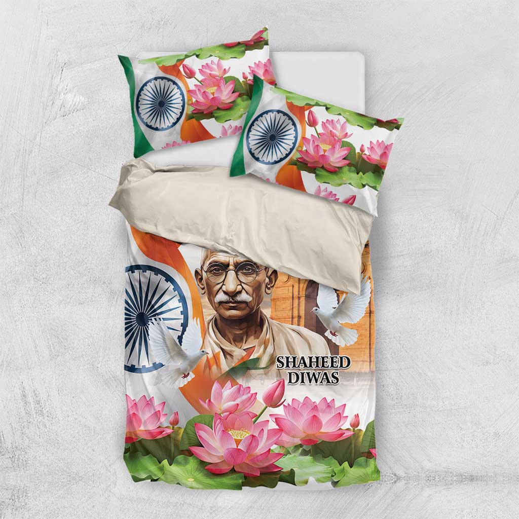 India Gandhi Martyr's Day Bedding Set Shaheed Diwas Ashoka Chakra LT9 - Wonder Print Shop