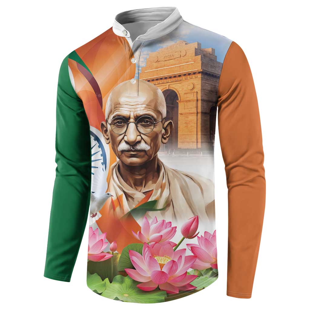 India Gandhi Martyr's Day Button Sweatshirt Shaheed Diwas Ashoka Chakra LT9 - Wonder Print Shop