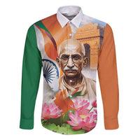 India Gandhi Martyr's Day Family Matching Off Shoulder Short Dress and Hawaiian Shirt Shaheed Diwas Ashoka Chakra LT9 - Wonder Print Shop