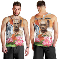 India Gandhi Martyr's Day Men Tank Top Shaheed Diwas Ashoka Chakra - Wonder Print Shop