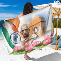 India Gandhi Martyr's Day Sarong Shaheed Diwas Ashoka Chakra - Wonder Print Shop