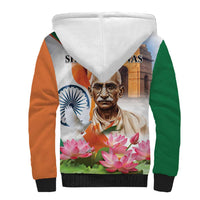 India Gandhi Martyr's Day Sherpa Hoodie Shaheed Diwas Ashoka Chakra - Wonder Print Shop
