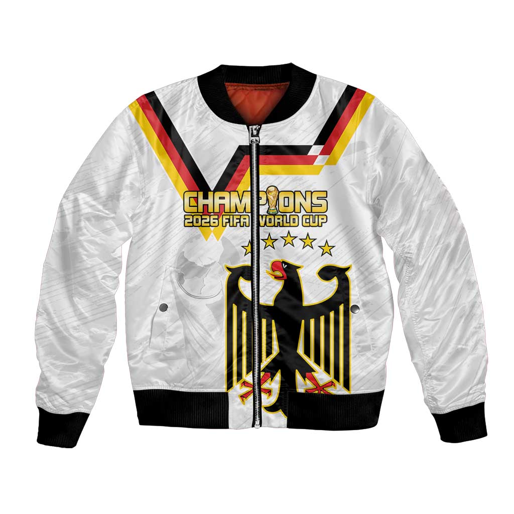Custom Germany WC26 Future Champions Bomber Jacket Die Nationalelf Road to 5 Stars - Wonder Print Shop