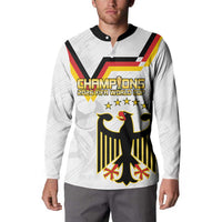 Custom Germany WC26 Future Champions Button Sweatshirt Die Nationalelf Road to 5 Stars - Wonder Print Shop