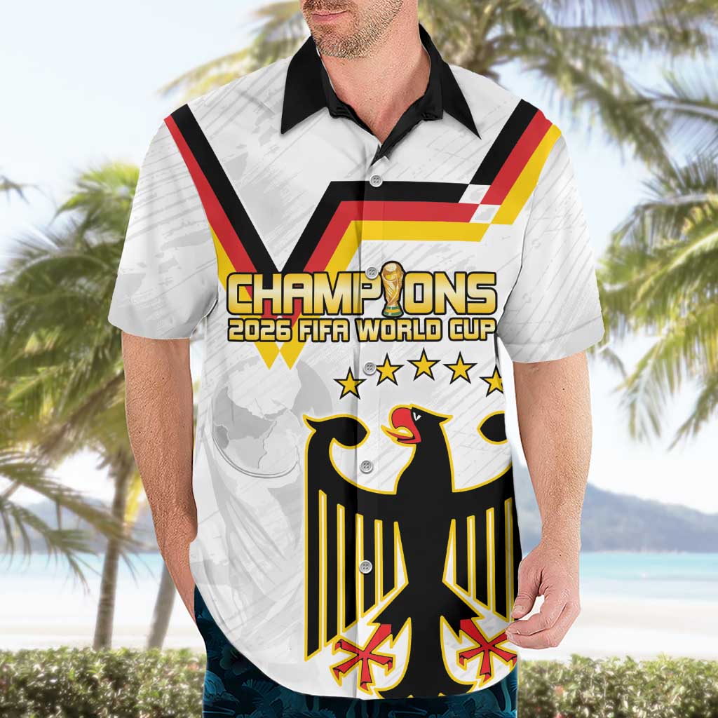 Custom Germany WC26 Future Champions Hawaiian Shirt Die Nationalelf Road to 5 Stars - Wonder Print Shop