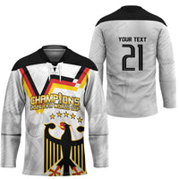 Custom Germany WC26 Future Champions Hockey Jersey Die Nationalelf Road to 5 Stars - Wonder Print Shop