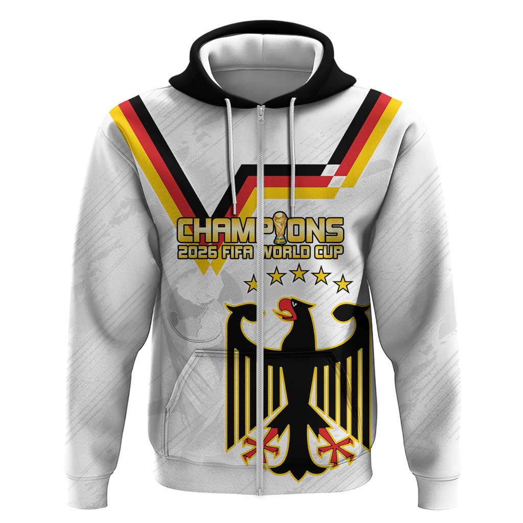 Custom Germany WC26 Future Champions Hoodie Die Nationalelf Road to 5 Stars - Wonder Print Shop