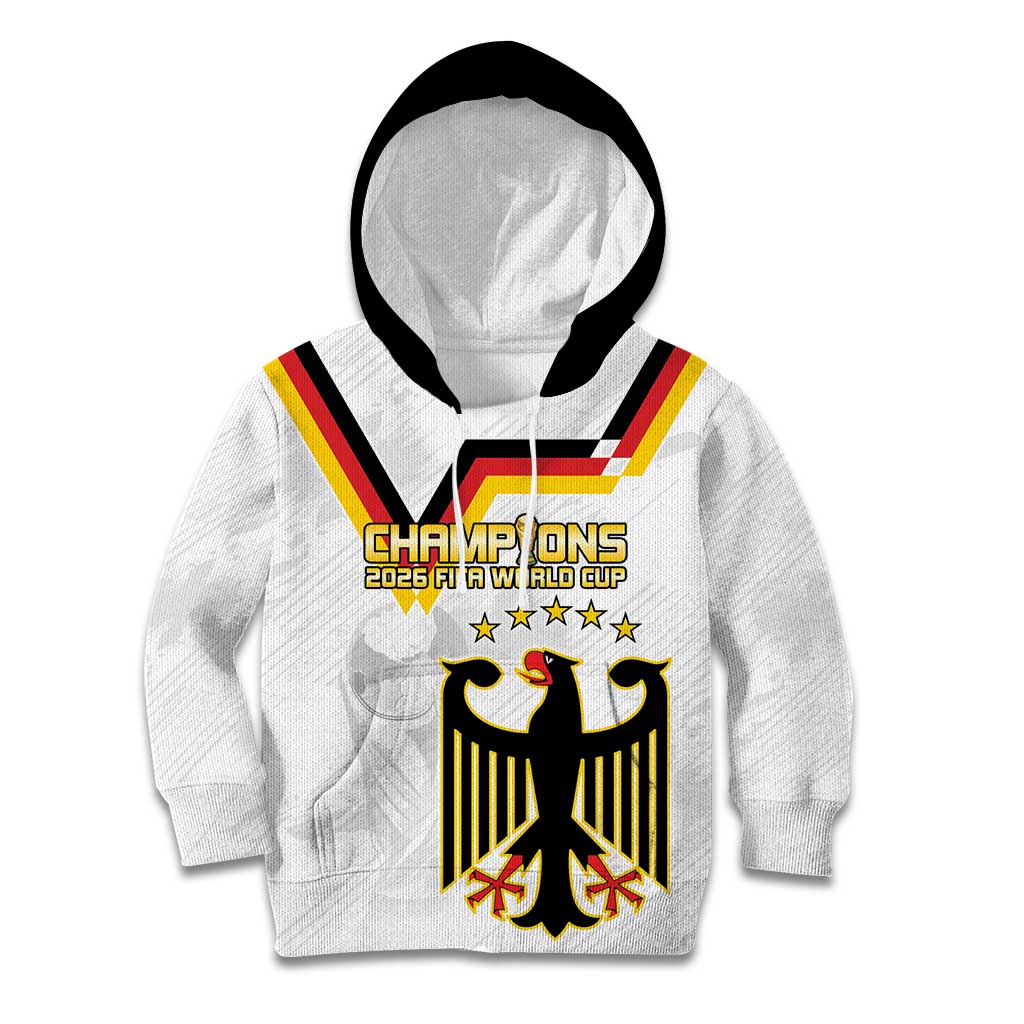 Custom Germany WC26 Future Champions Kid Hoodie Die Nationalelf Road to 5 Stars - Wonder Print Shop