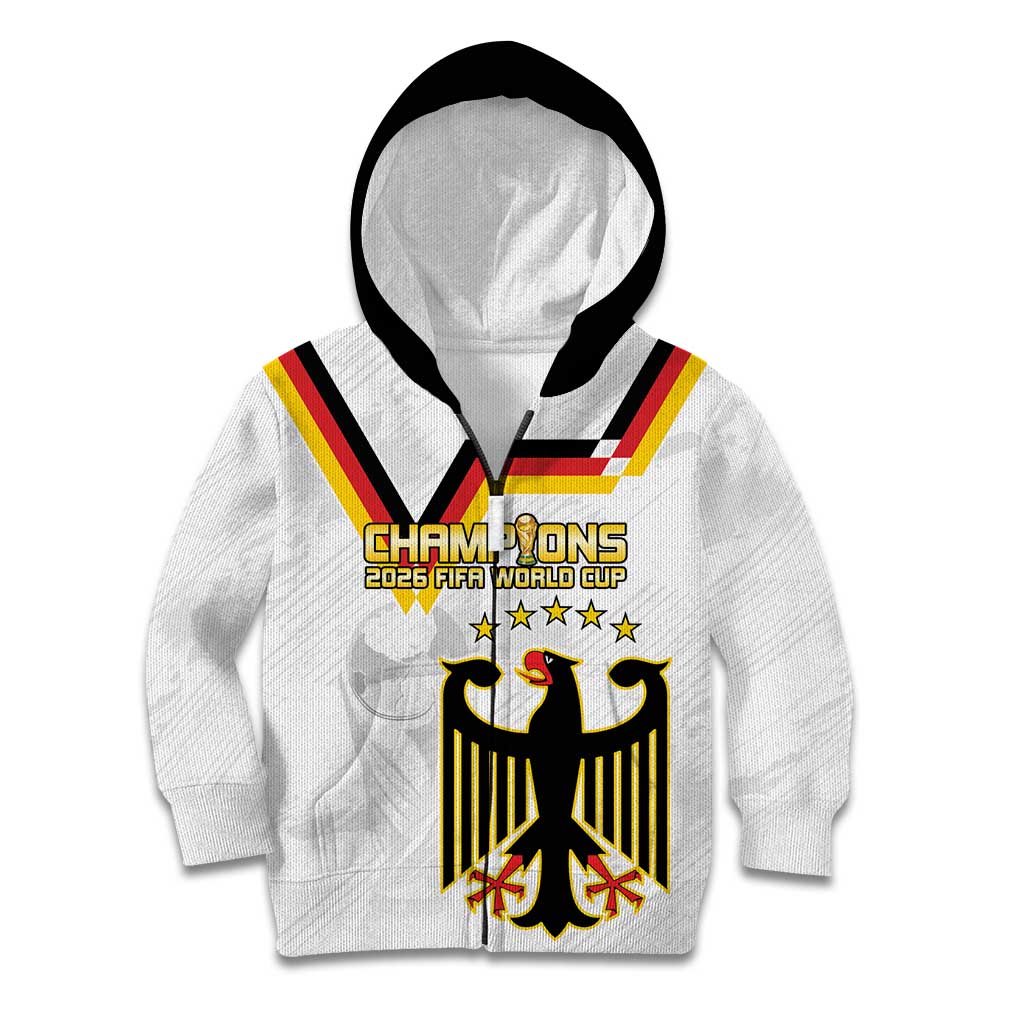 Custom Germany WC26 Future Champions Kid Hoodie Die Nationalelf Road to 5 Stars - Wonder Print Shop