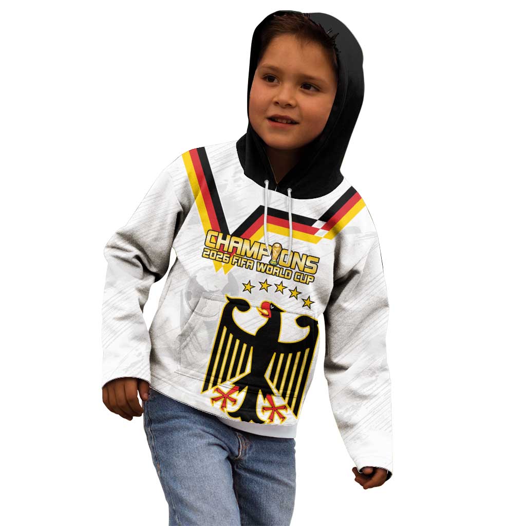 Custom Germany WC26 Future Champions Kid Hoodie Die Nationalelf Road to 5 Stars - Wonder Print Shop