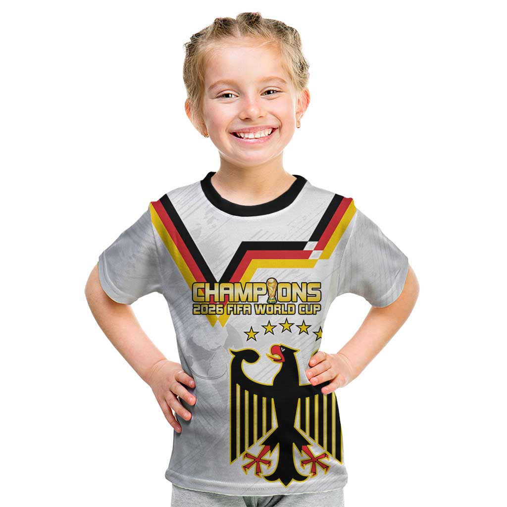 Custom Germany WC26 Future Champions Kid T Shirt Die Nationalelf Road to 5 Stars - Wonder Print Shop