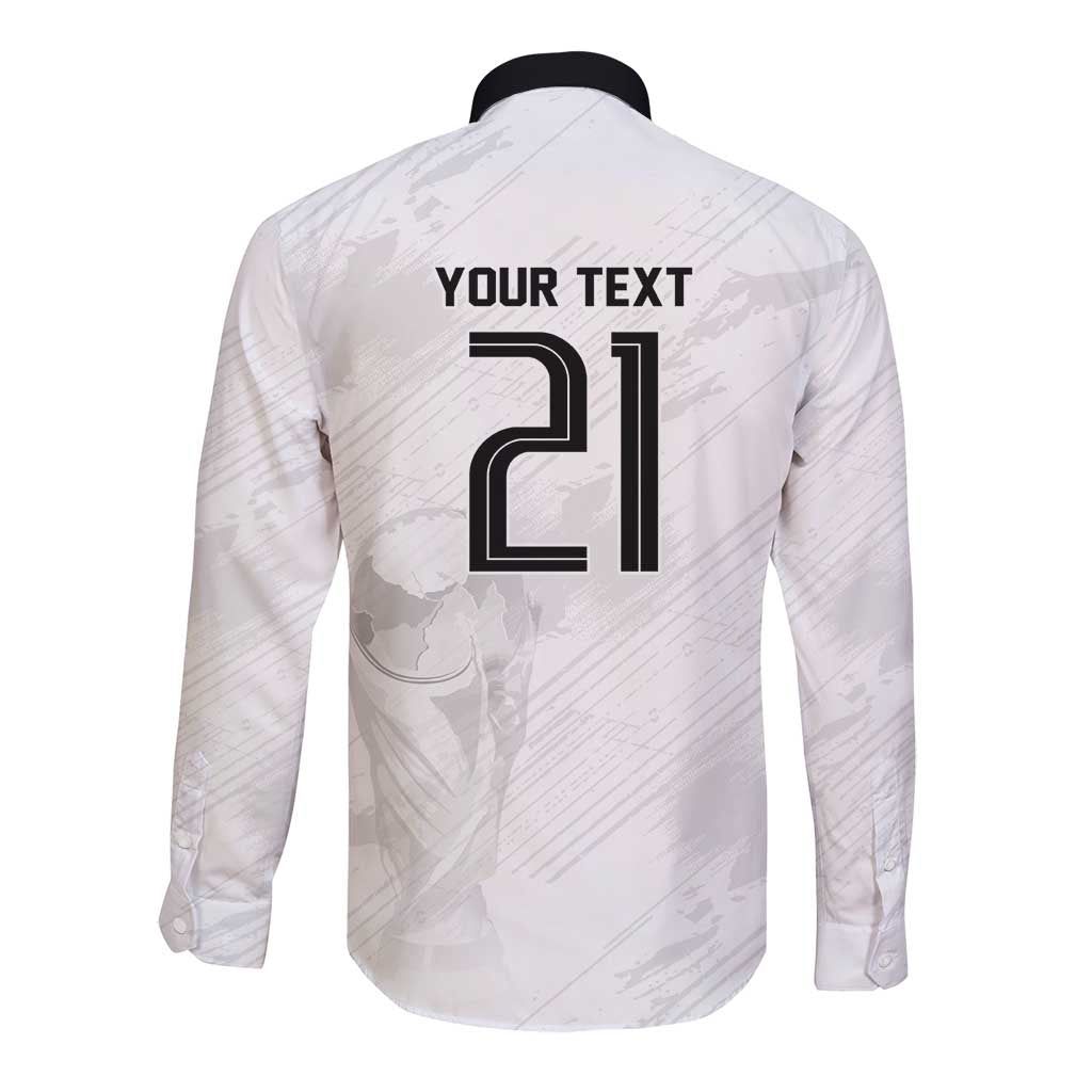 Custom Germany WC26 Future Champions Long Sleeve Button Shirt Die Nationalelf Road to 5 Stars - Wonder Print Shop