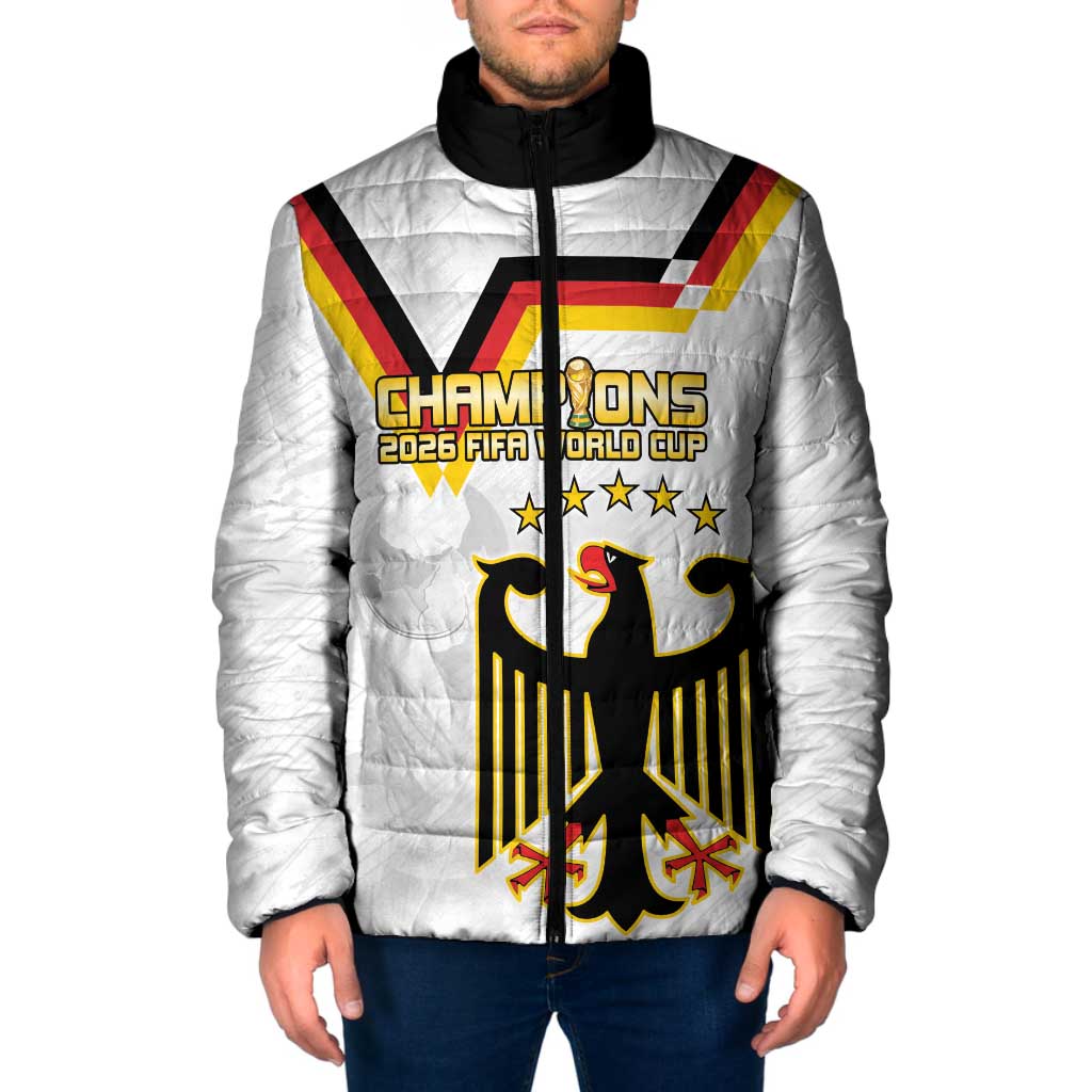 Custom Germany WC26 Future Champions Padded Jacket Die Nationalelf Road to 5 Stars - Wonder Print Shop