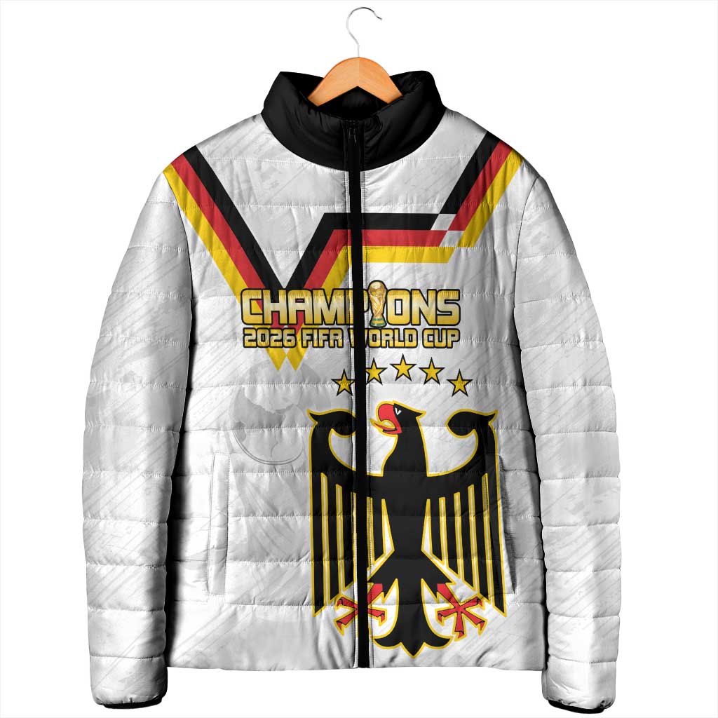 Custom Germany WC26 Future Champions Padded Jacket Die Nationalelf Road to 5 Stars - Wonder Print Shop