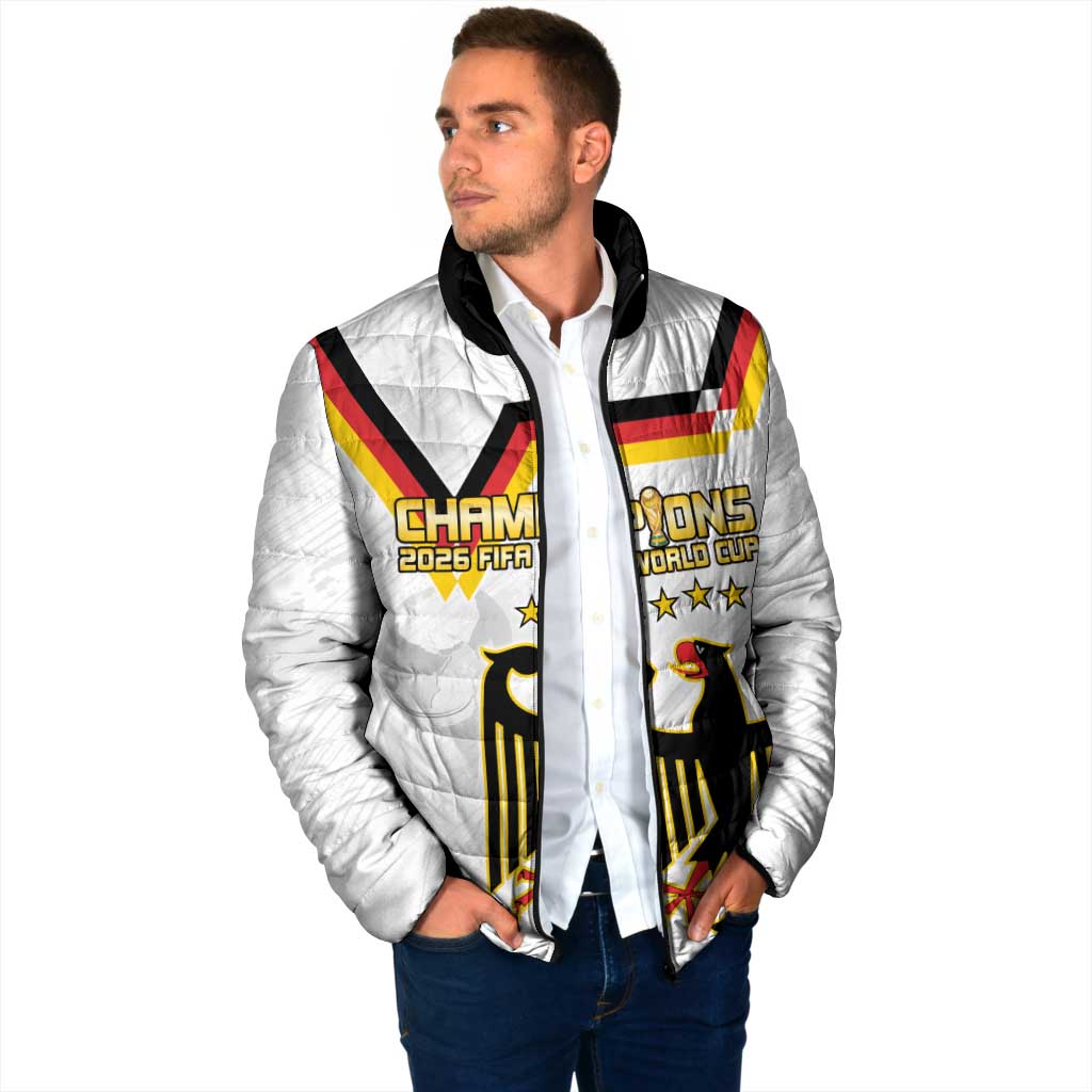 Custom Germany WC26 Future Champions Padded Jacket Die Nationalelf Road to 5 Stars - Wonder Print Shop