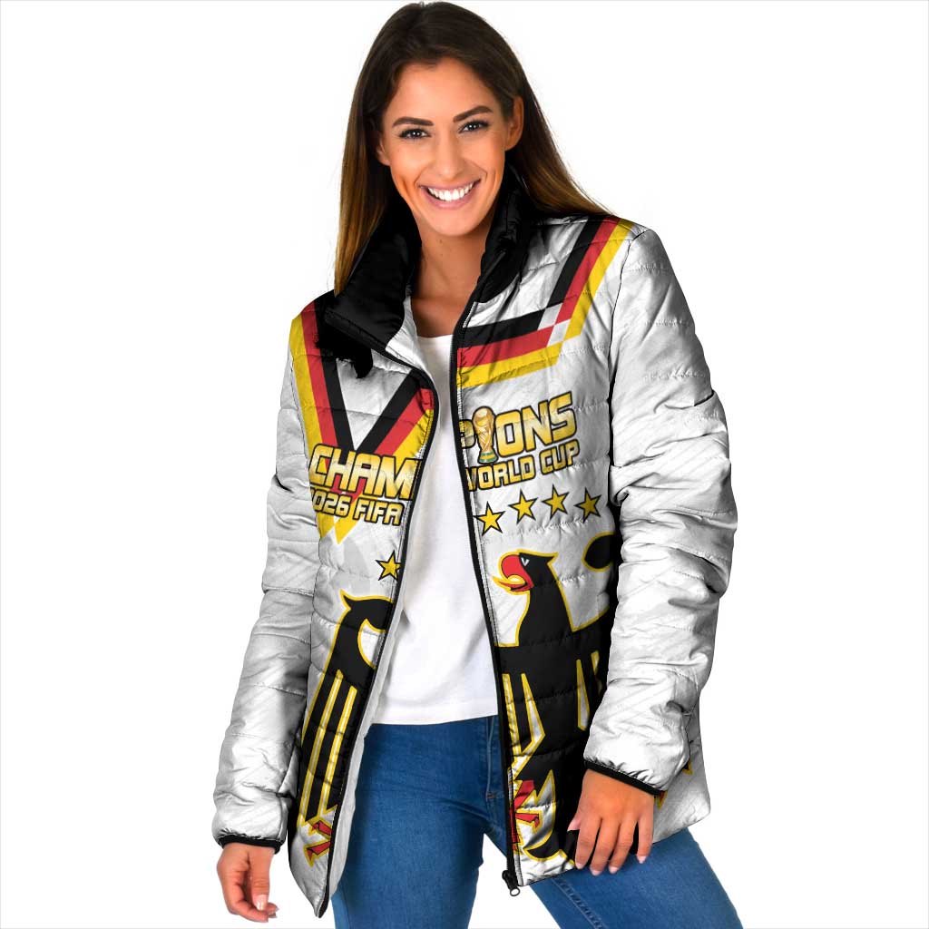 Custom Germany WC26 Future Champions Padded Jacket Die Nationalelf Road to 5 Stars - Wonder Print Shop