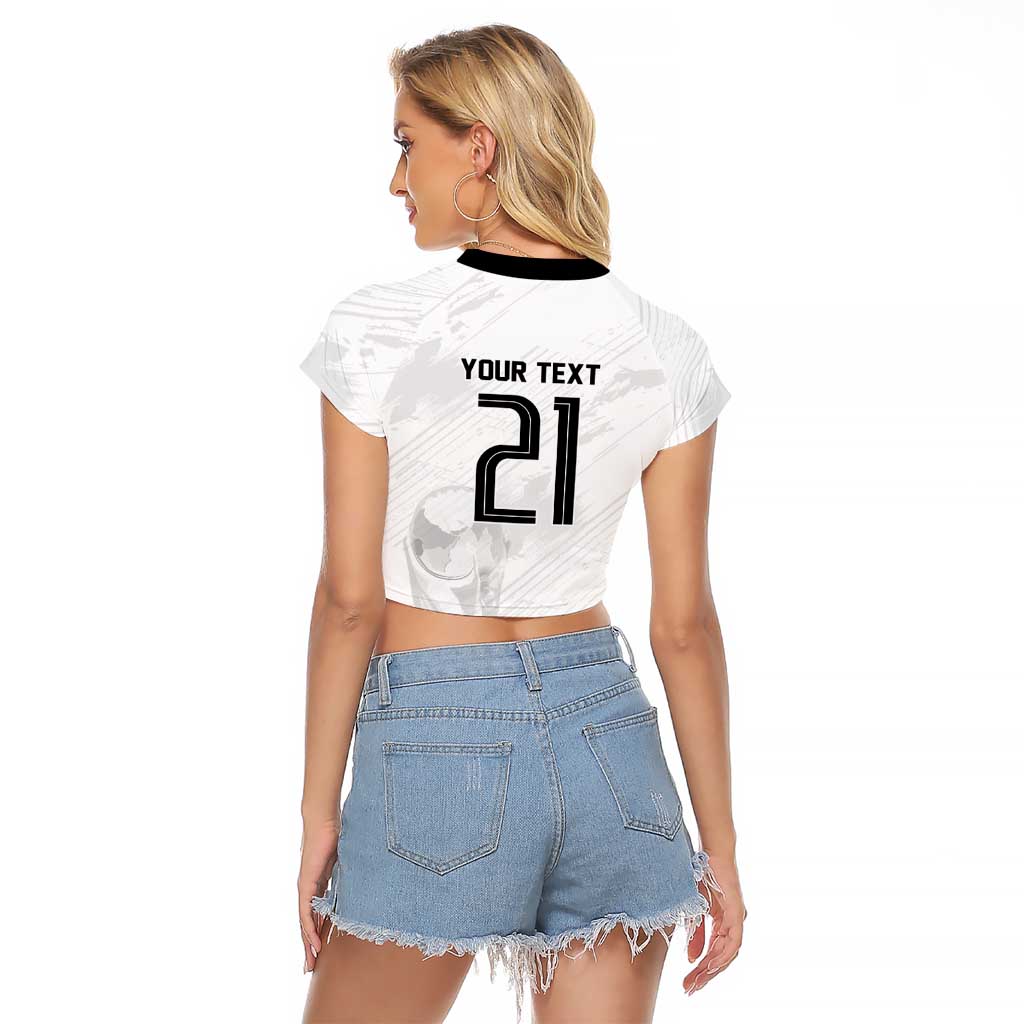 Custom Germany WC26 Future Champions Raglan Cropped T Shirt Die Nationalelf Road to 5 Stars - Wonder Print Shop