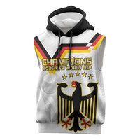 Custom Germany WC26 Future Champions Sleeveless Hoodie Die Nationalelf Road to 5 Stars - Wonder Print Shop