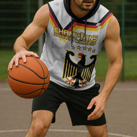 Custom Germany WC26 Future Champions Sleeveless Hoodie Die Nationalelf Road to 5 Stars - Wonder Print Shop