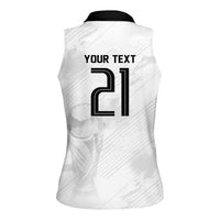Custom Germany WC26 Future Champions Women Sleeveless Polo Shirt Die Nationalelf Road to 5 Stars - Wonder Print Shop