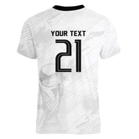 Custom Germany WC26 Future Champions Women V-Neck T-Shirt Die Nationalelf Road to 5 Stars - Wonder Print Shop