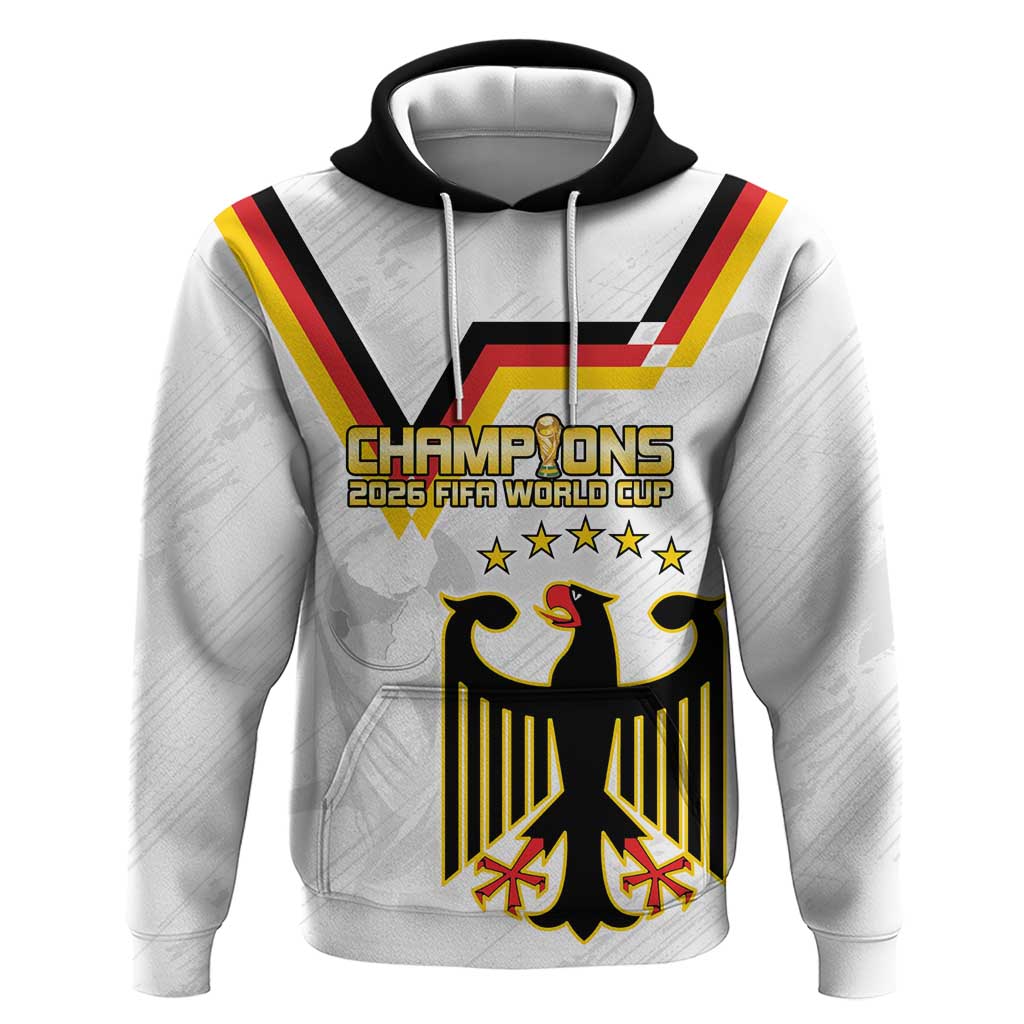 Custom Germany WC26 Future Champions Zip Hoodie Die Nationalelf Road to 5 Stars - Wonder Print Shop
