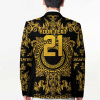 World Football 2026 Italy Custom Blazer Black Gold Baroque Medusa Edition - Wonder Print Shop
