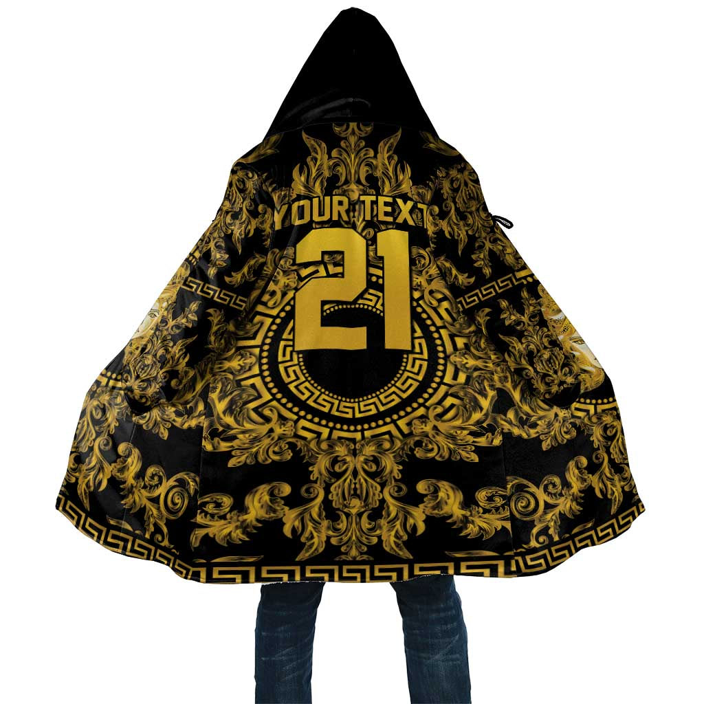 World Football 2026 Italy Custom Cloak Black Gold Baroque Medusa Edition - Wonder Print Shop